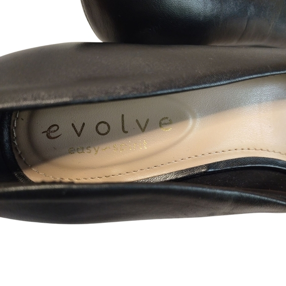 Easy Spirit Evolve Robin Pump Women's Black Soft Leather Heels Slip-on S… - Picture 6 of 8